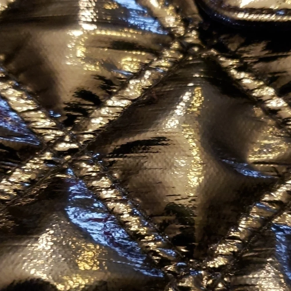 Black Quilted Evening Clutch Like New